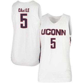 Stephon Castle Replica White Women's UConn Huskies Basketball Jersey