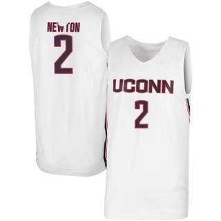 Tristen Newton Replica White Men's UConn Huskies Basketball Jersey