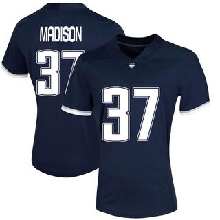 Zach Madison Game Navy Women's UConn Huskies Untouchable Football Jersey